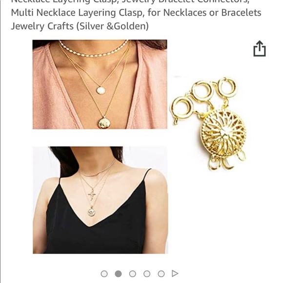 Brand new gold plated clasp extension for bracelets and necklaces - Picture 2 of 3